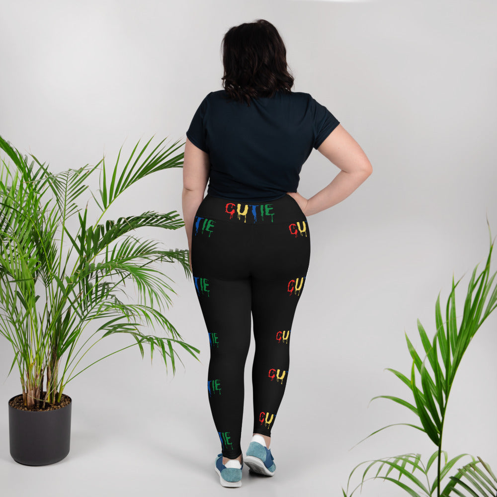 Plus Size Capri Leggings - Capri Leggings | Cutie Pie From The Sky