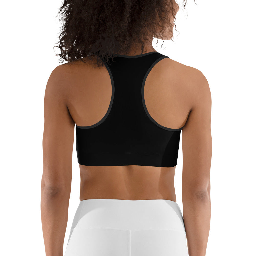 Black Sports Bra - Sport Bra | Cutie Pie From The Sky