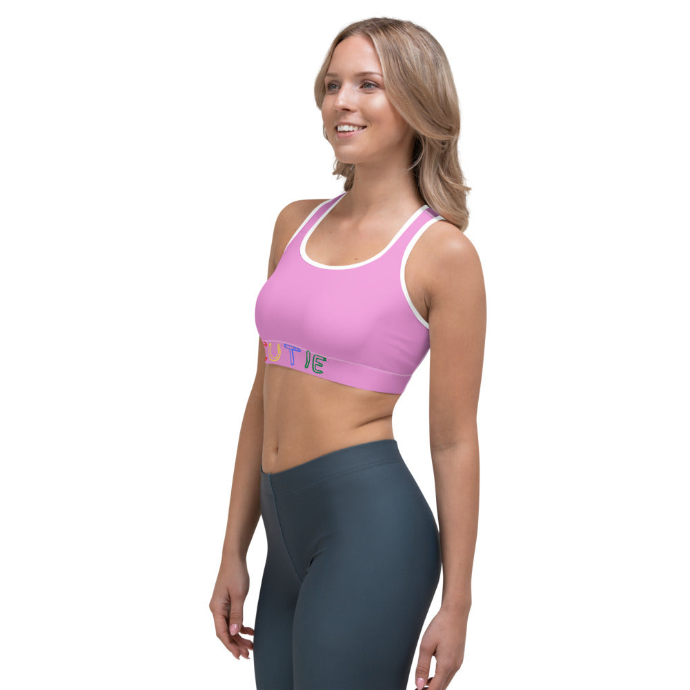 Hot Pink Sports Bra - Pink Sports Bra | Cutie Pie From The Sky