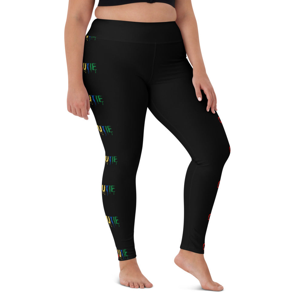 Capri Yoga Pants - Yoga Pants | Cutie Pie From The Sky