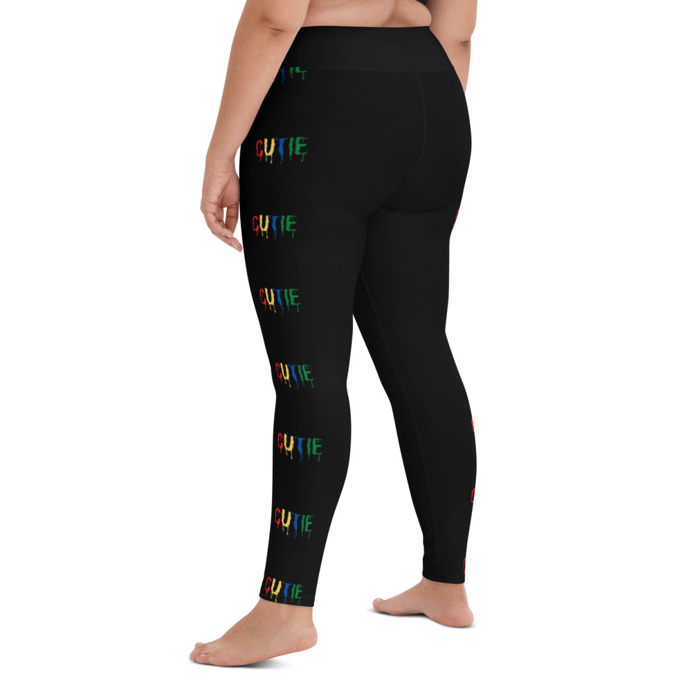 Capri Yoga Pants - Yoga Pants | Cutie Pie From The Sky