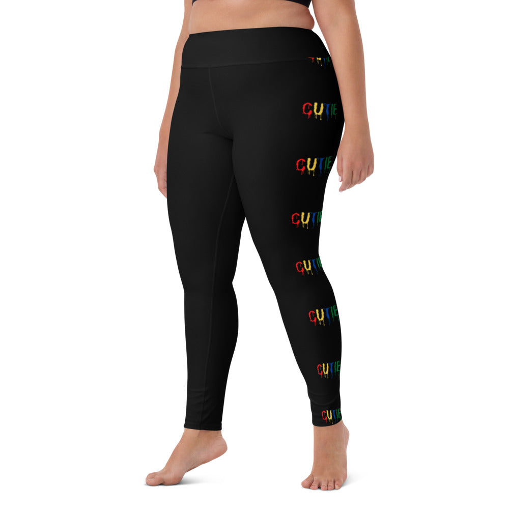 Capri Yoga Pants - Yoga Pants | Cutie Pie From The Sky