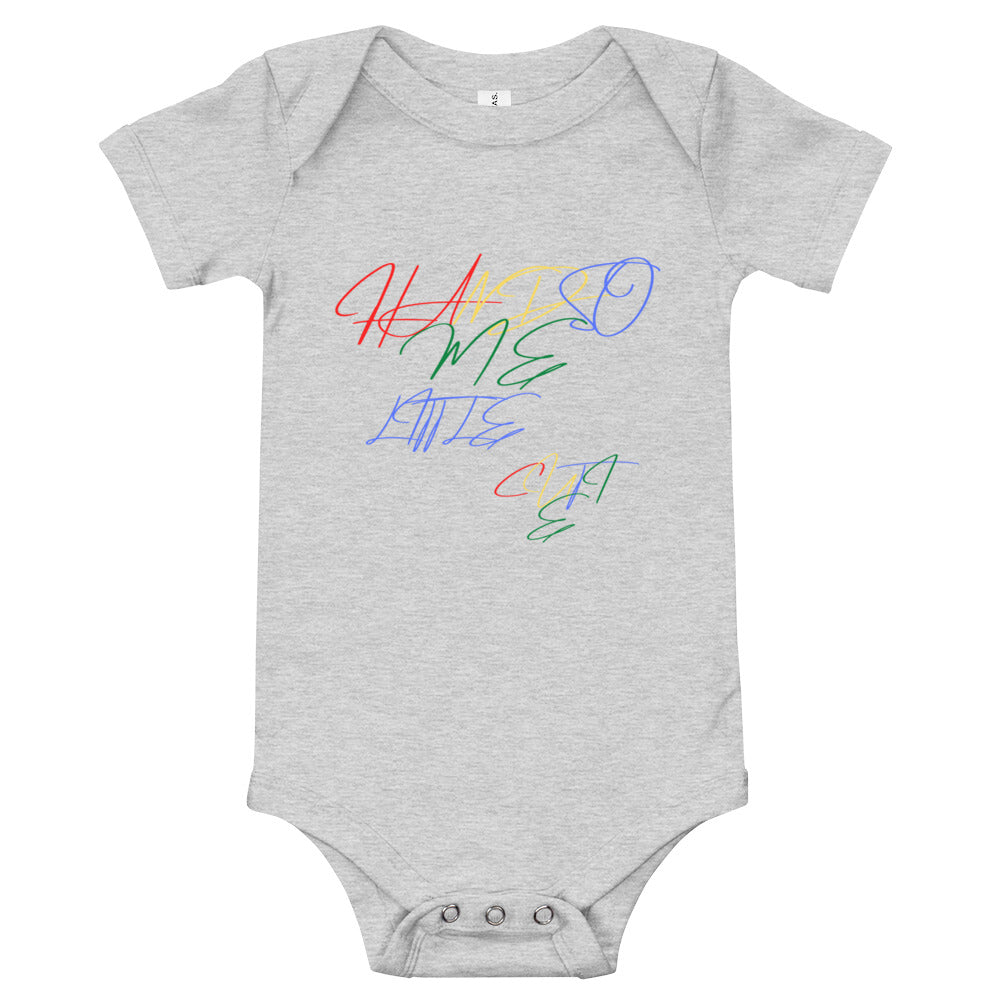 Handsome Little Cutie Amster Baby short sleeve one piece