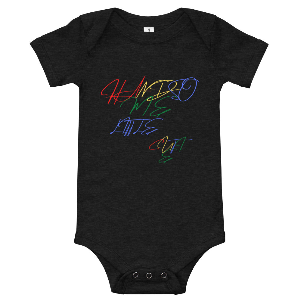 Handsome Little Cutie Amster Baby short sleeve one piece