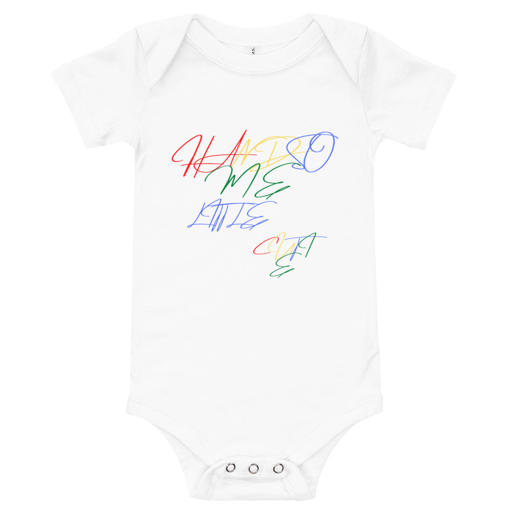 Handsome Little Cutie Amster Baby short sleeve one piece