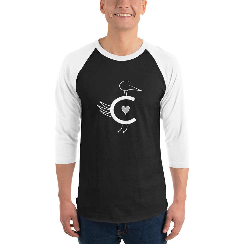 Raglan Sleeve T Shirt - Logo T Shirt | Cutie Pie From The Sky