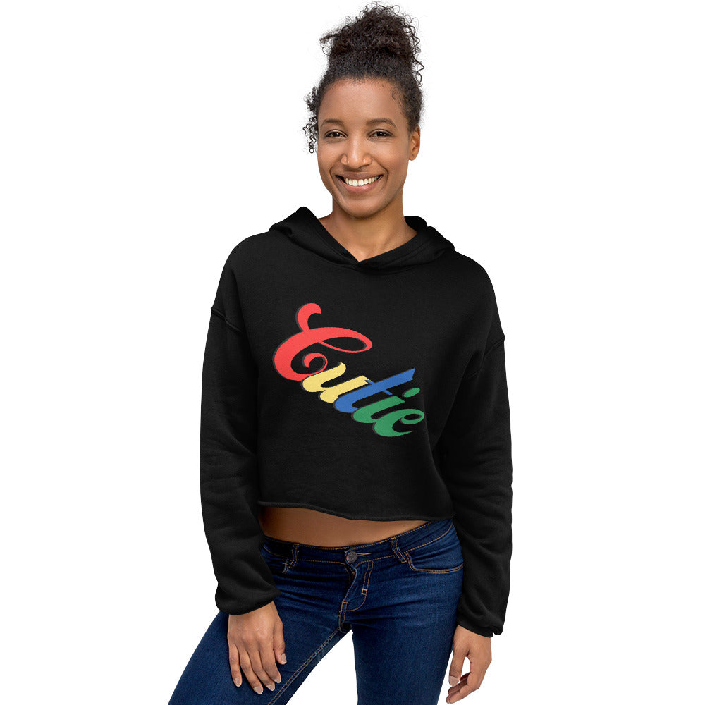 Super Crop Hoodie - Crop Hoodie | Cutie Pie From The Sky