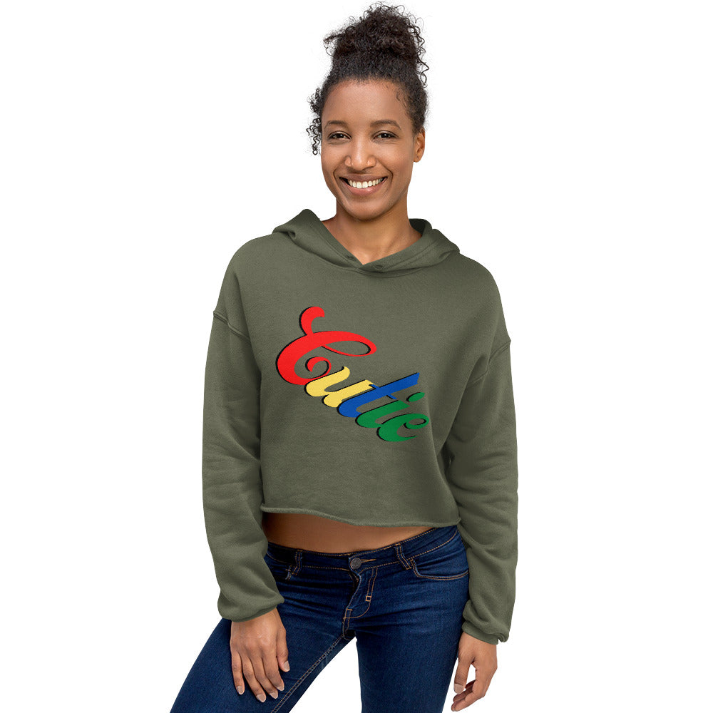 Super Crop Hoodie - Crop Hoodie | Cutie Pie From The Sky